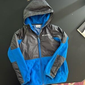 Columbia omniheat zip jacket with hood and pockets